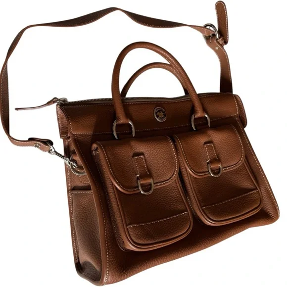Dooney Double Pocket Satchel - Picture 14 of 14
